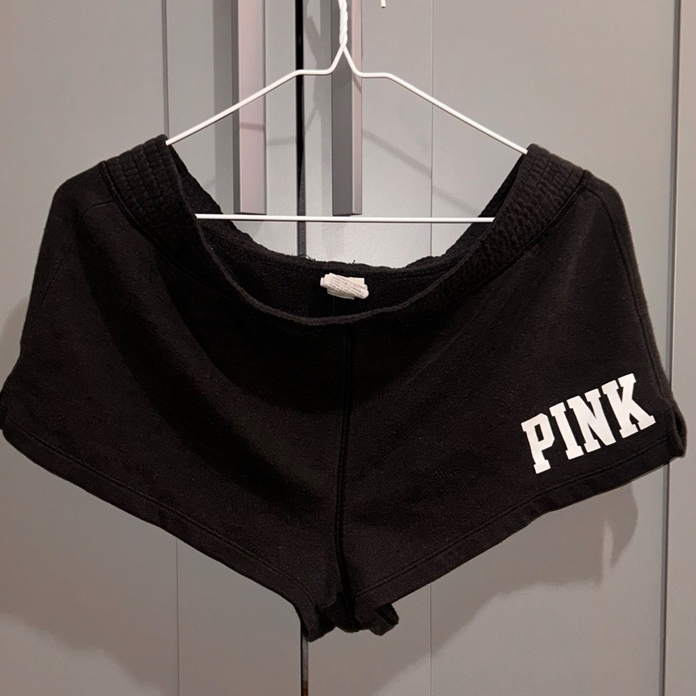 PINK Black Lounge Shorts